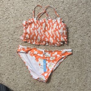 Cute Cupshe Smocked Bikini